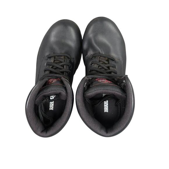 Brahma Shoes Mens 7 Boots Work Utility Slip Oil Resistant Combat Black Lace Up